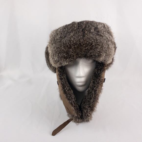 Sportsman Guide Mad Bomber Supplex Rabbit Fur Brown Trapper Hat Unisex X-Large - Picture 2 of 16